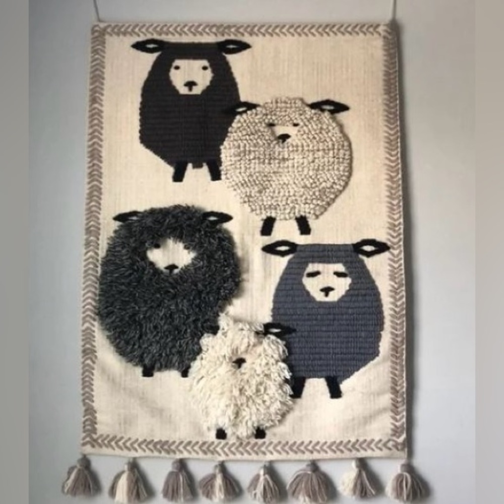 Pottery Barn Kids Lamb Tapestry